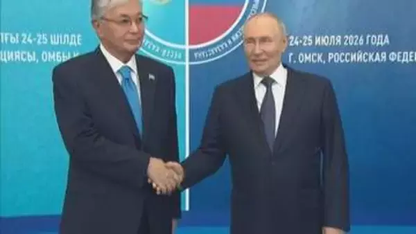 「紛争を凍結すべき」 カザフスタン大統領が同盟国ロシアに提言　ウクライナ侵攻めぐり　プーチン大統領との会談で