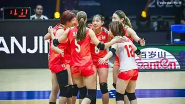 バレー女子日本代表が銅メダル！イランにストレート勝利で27年W杯出場権獲得　和田由紀子がチーム最多19得点【アジア選手権】