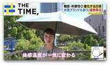「“送風機能”や“ミストシャワー”で快適…日差しを遮るだけじゃない「進化する日傘」2026【THE TIME,】」の画像1