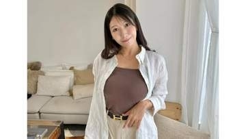 【 穂川果音 】 「視覚的に大幅ダイエットできるーー」　タンクトップで作る　〝骨格ストレート〟の着痩せコーデを披露