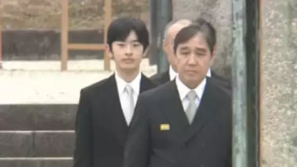 悠仁さま　京都で明治天皇陵や孝明天皇陵など参拝　「成年式」の終了を報告