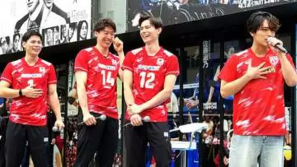 石川祐希主将がまさかのハプニングに平謝り　timelesz・原嘉孝さん「直撃したけど嬉しいです！」【ネーションズリーグ】
