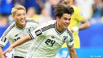 日本が1－0で王国・ブラジルにリードし前半終了　佐野海舟がインターセプトから自ら切り込み先制弾！【北中米W杯】