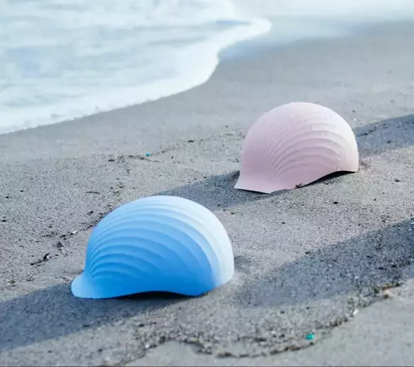 「プラスチックの利用も廃棄物も減！のヘルメット『ホタメット』！」の画像