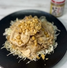 パンチあるコクと香りでごはんがすすむ！きざみにんにく豚焼肉