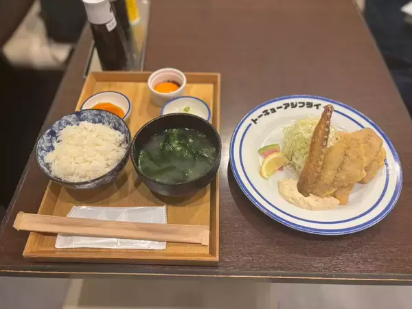 「東京・市ヶ谷でアジフライアジフライ専門店の”トーキョーアジフライ”」の画像