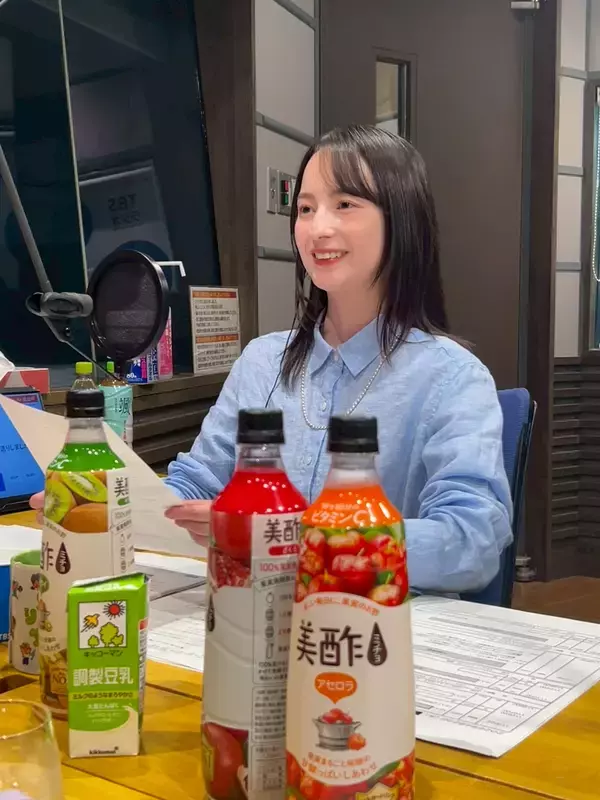「ビネガードリンク美酢（うめ）×”牛乳で”杏仁風ジュース”が完成!!」の画像