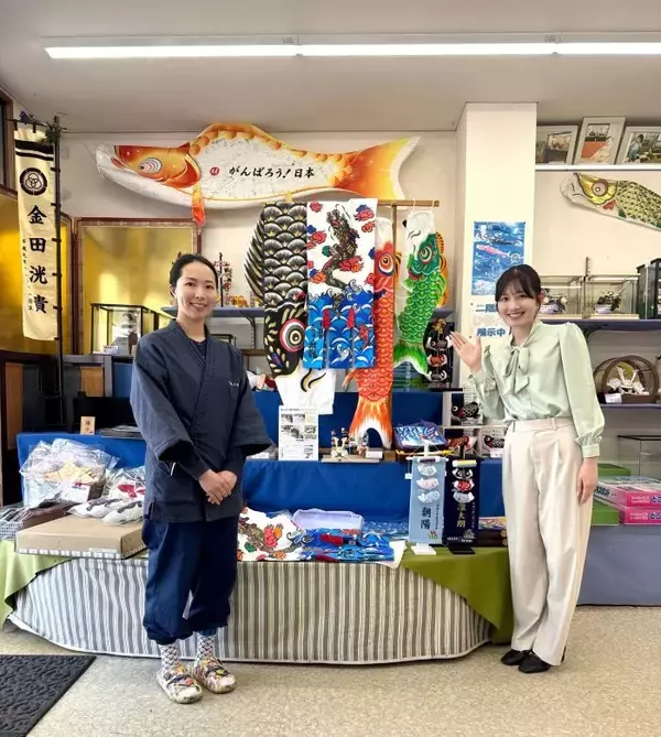 変わるこいのぼり事情　室内化の時代に残す手描き