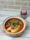 「クリーミーな味わいに桃屋の食べるラー油で旨みとピリ辛をプラス！豆乳坦々鍋」の画像3
