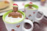 「マグカップに浮かぶマッチョなサンタクロース...！？映えるクリスマスの輸入菓子2022！」の画像3