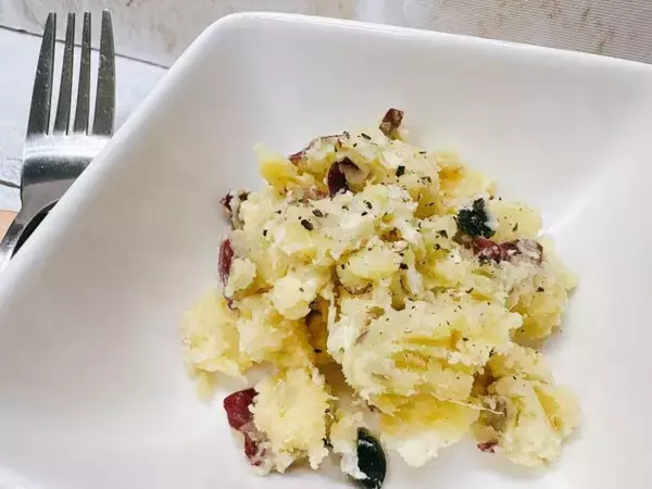 最強の食物繊維が摂れる「絶品さつまいものクリームチーズサラダ」