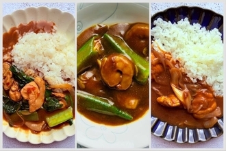 干しエビ・かつお節・ごま油！市販カレールーにちょい足しで美味さ倍増のレシピ