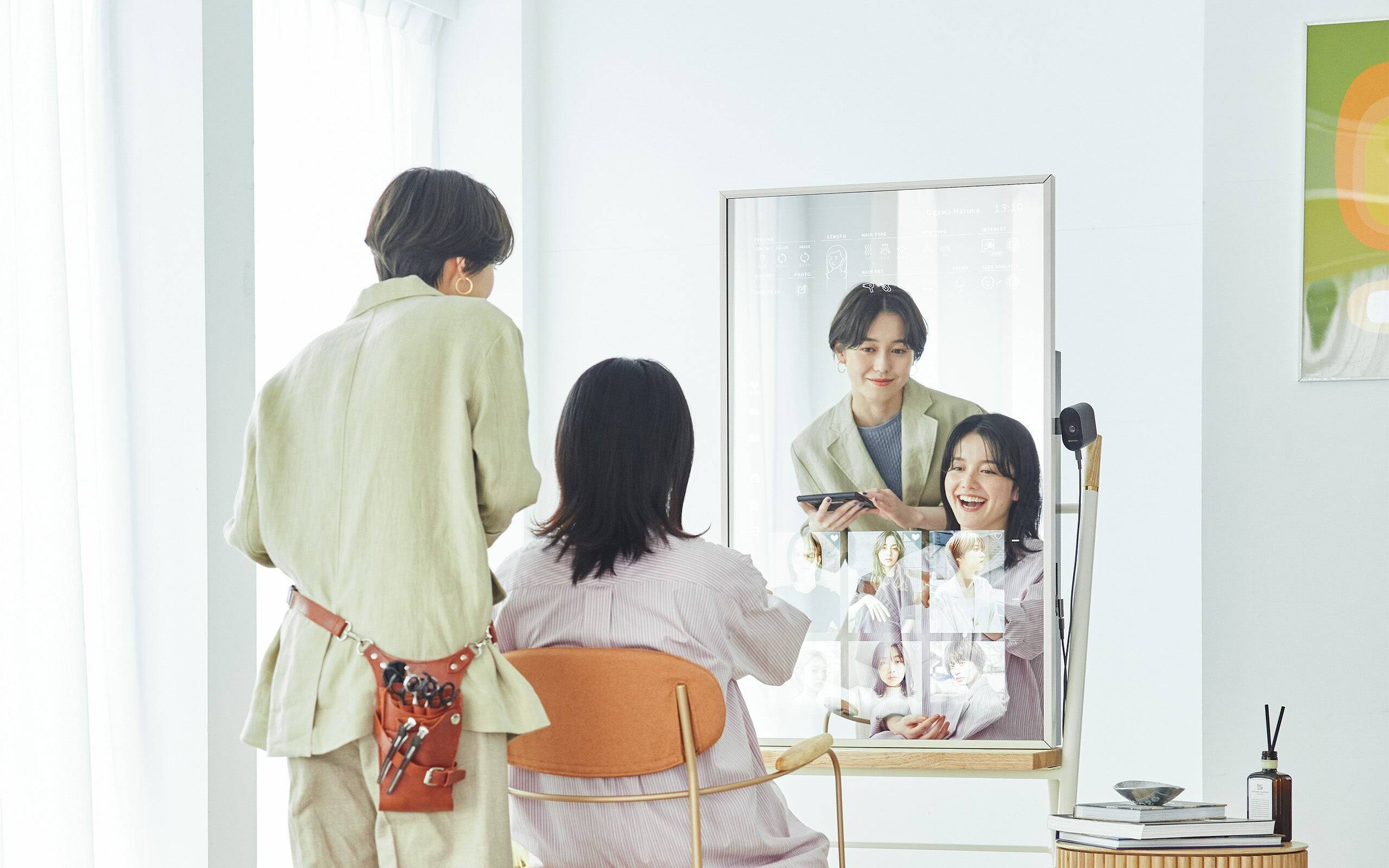 鏡の前から”美しい人生を叶えよう” AIミラー”ECILA”理美容室を変える
