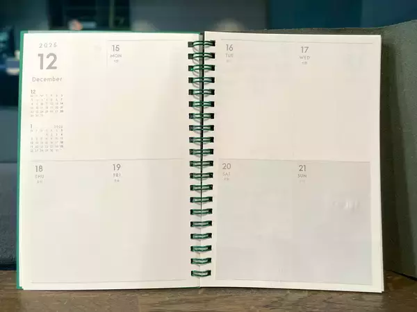 「2026年の手帳もこれ！"レザー"が特徴 HININE NOTEカスタム手帳」の画像