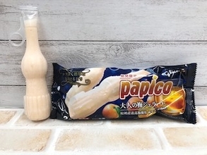 アイスに梅が憑依した？！グリコ『パピコ 大人の梅ジェラート』が、かなり梅！！