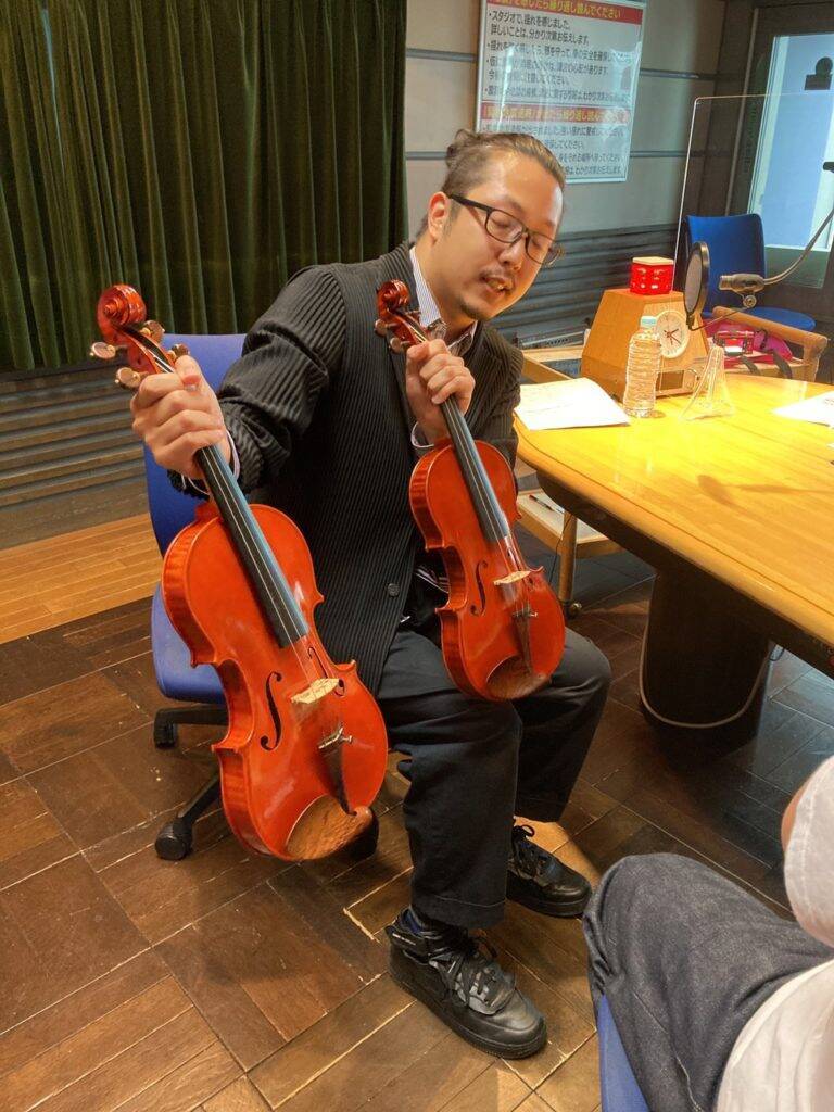 【竹ガム特別編】イタリアで活躍するバイオリン製作家・西村翔太郎さん登場！竹ガム・バイオリンSP！！