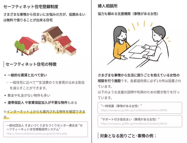 「困りごとに対する支援を使いやすくする『お悩みハンドブック』」の画像