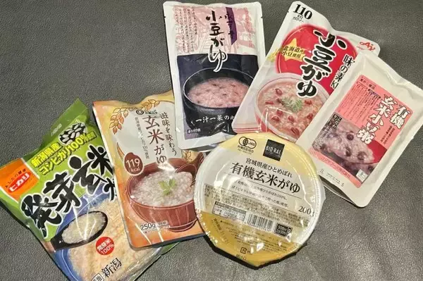 おやつにもぴったり⁉”玄米がゆ”に”小豆がゆ” レトルトお粥を食べ比べ！