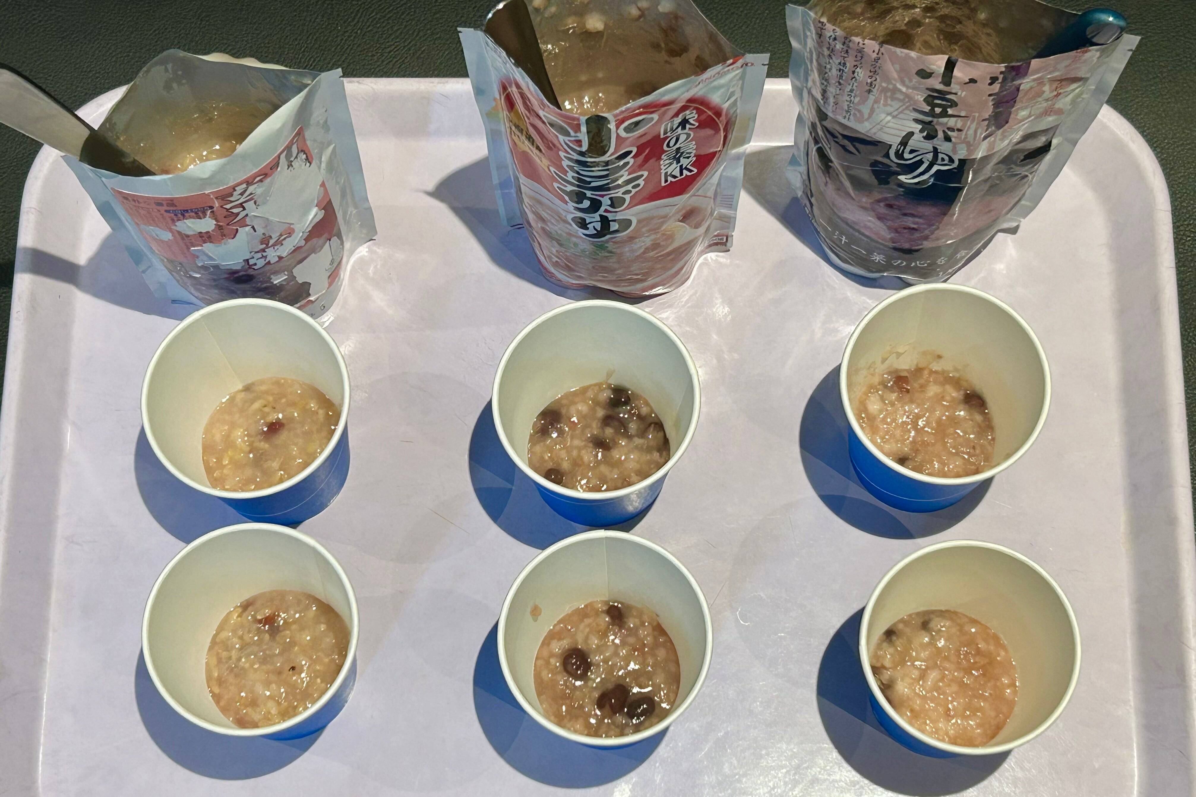 おやつにもぴったり⁉”玄米がゆ”に”小豆がゆ” レトルトお粥を食べ比べ！