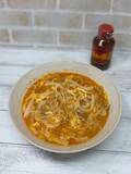 「キムチの素のうま辛な味わいがたまらない！サンラータン風うどん」の画像5