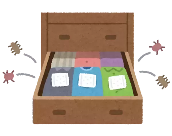 「夏服をしまう前にクエン酸を入れて黄ばみ対策」の画像