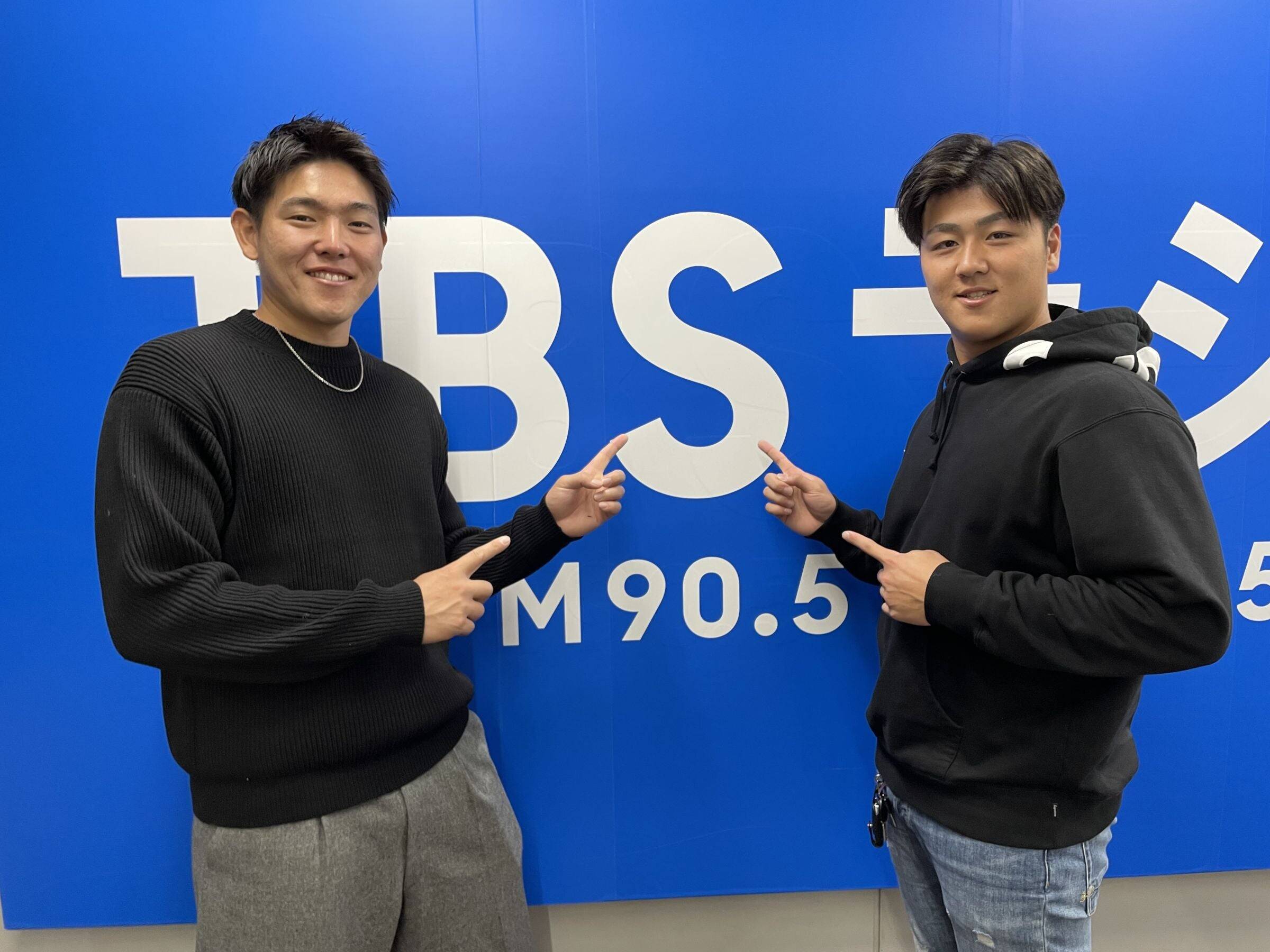 千葉ロッテマリーンズの若きスター！安田選手・山口選手が生出演！！