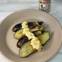 "きざみしょうが"の旨みシャキシャキ食感が相性抜群！なすのしょうがステーキ