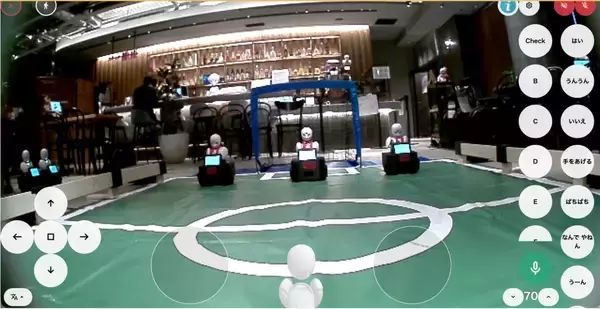 「会場に選手がいない？ロボットで挑むサッカー大会」の画像