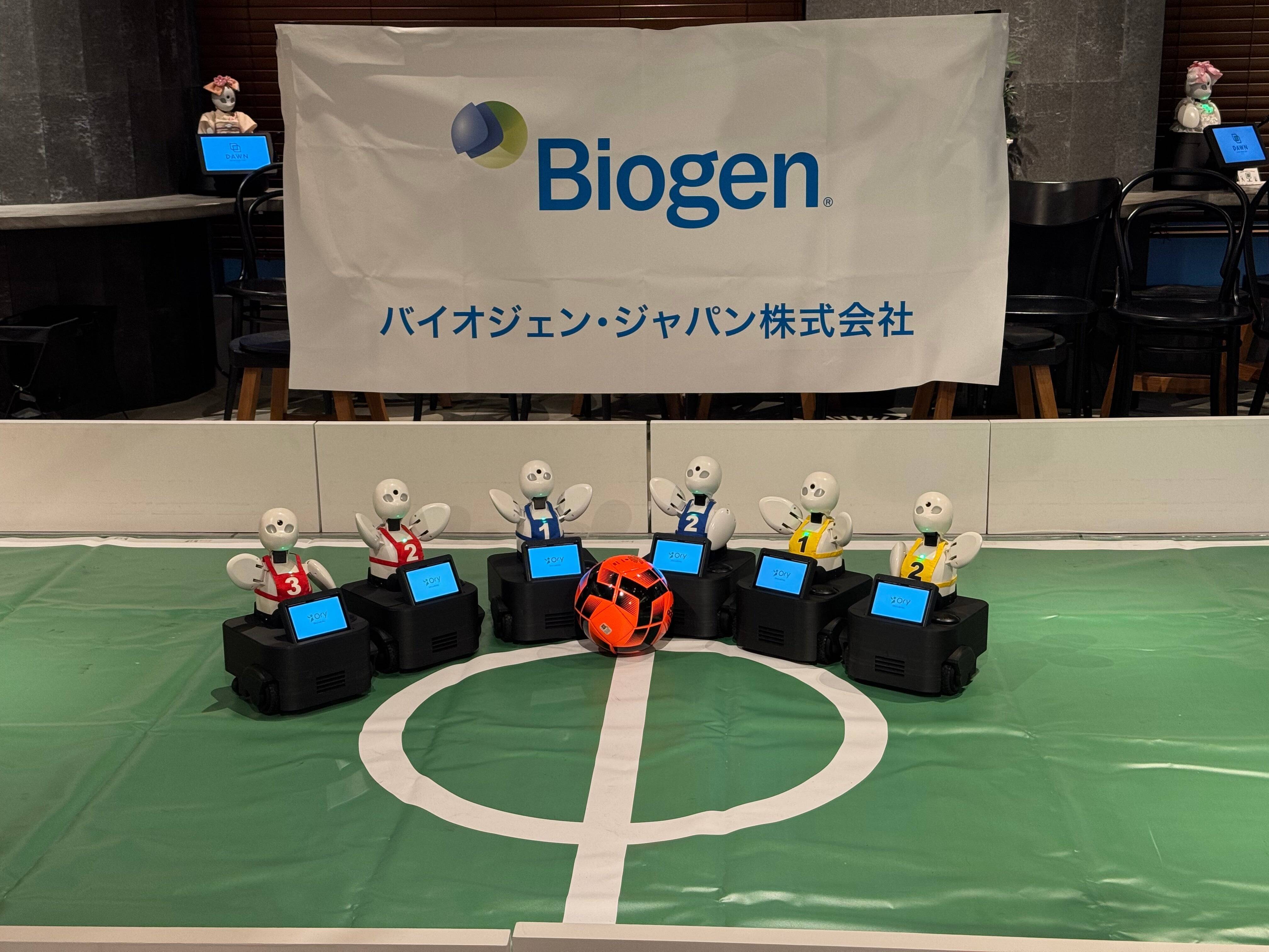 会場に選手がいない？ロボットで挑むサッカー大会