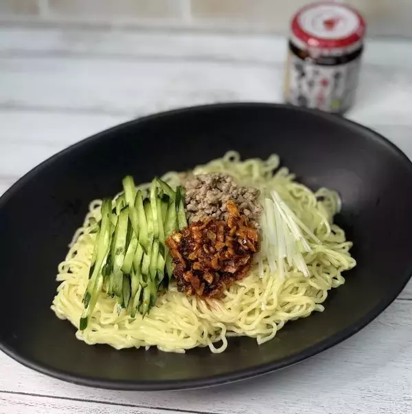 ラー油和え麺　かんたんレシピ