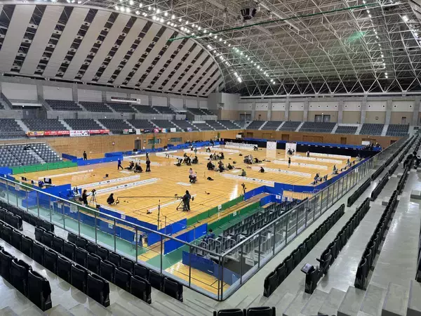 「ＣＢＣラジオ佐藤楠大アナが愛知県豊田市日本ボッチャ選手権大会をレポート！」の画像