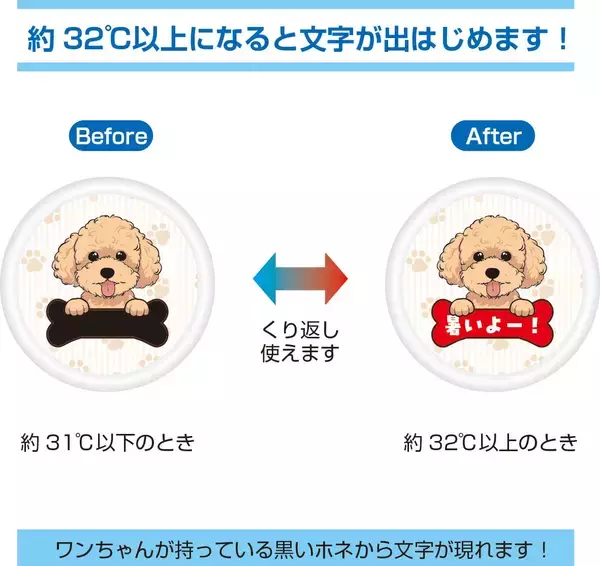「猛暑からペットを守る　予報とバッジで熱中症対策」の画像