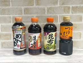 これが美味い、めんつゆ特集！！売上げ四天王を比較！話題の唐船峡も