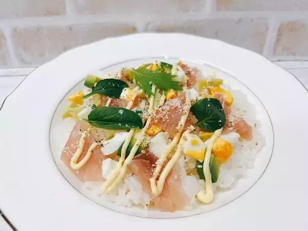 黄金比で簡単 　洋風ちらし寿司レシピ