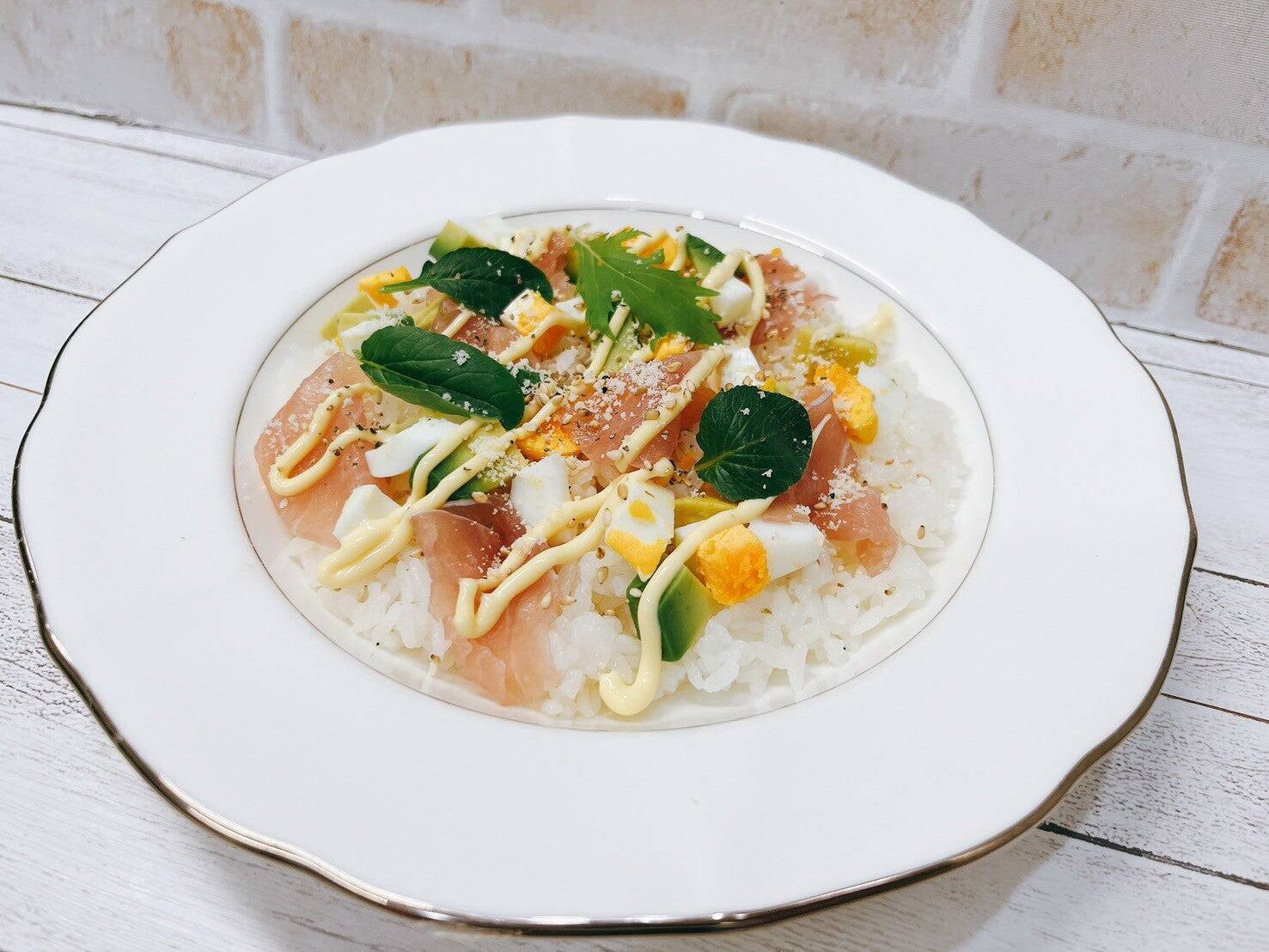 黄金比で簡単 　洋風ちらし寿司レシピ