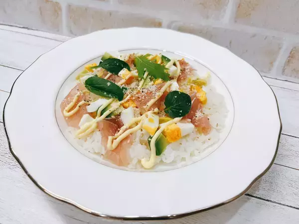 「黄金比で簡単 　洋風ちらし寿司レシピ」の画像