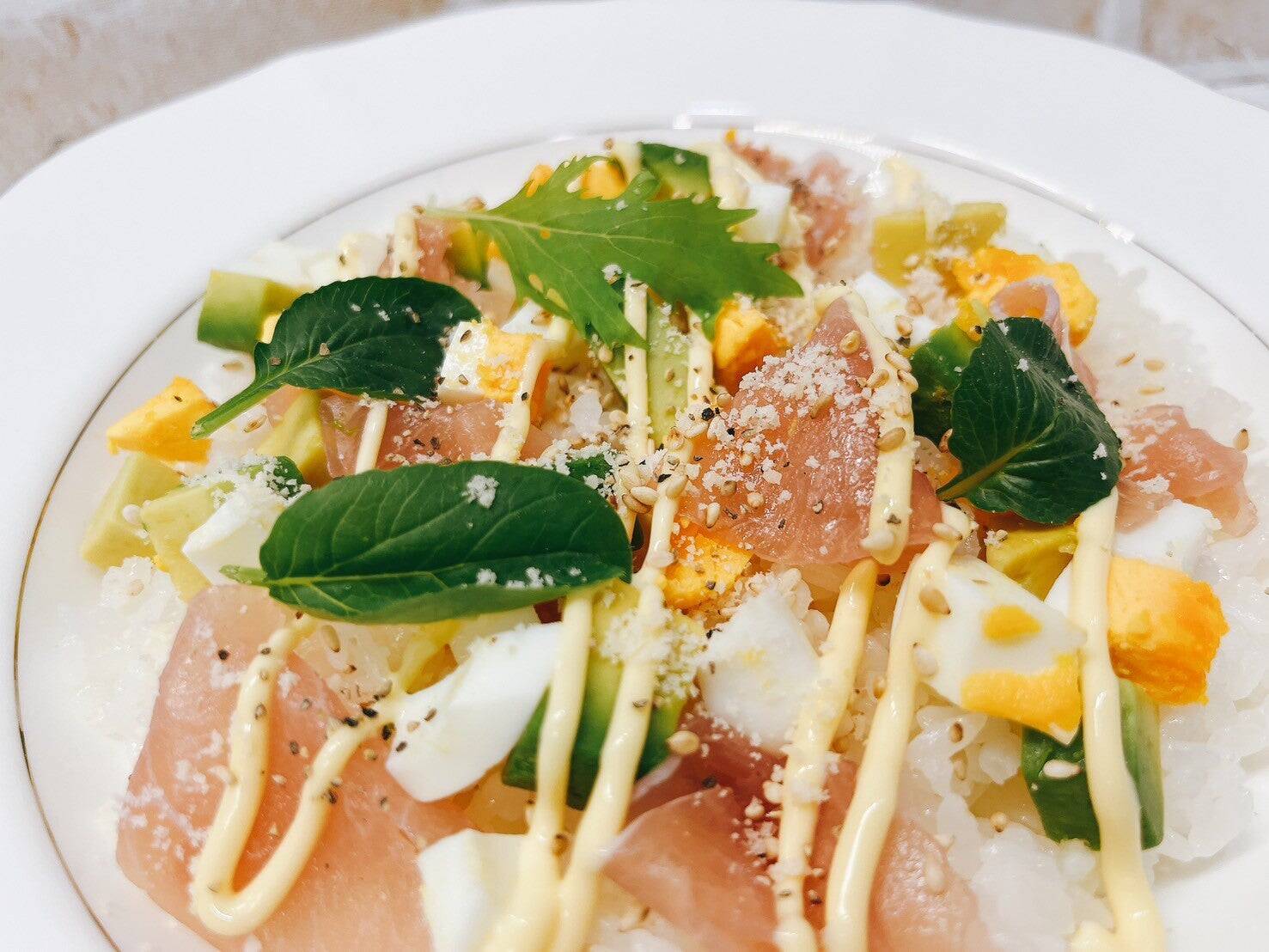 黄金比で簡単 　洋風ちらし寿司レシピ