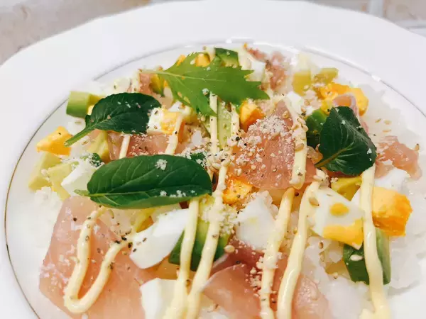 「黄金比で簡単 　洋風ちらし寿司レシピ」の画像