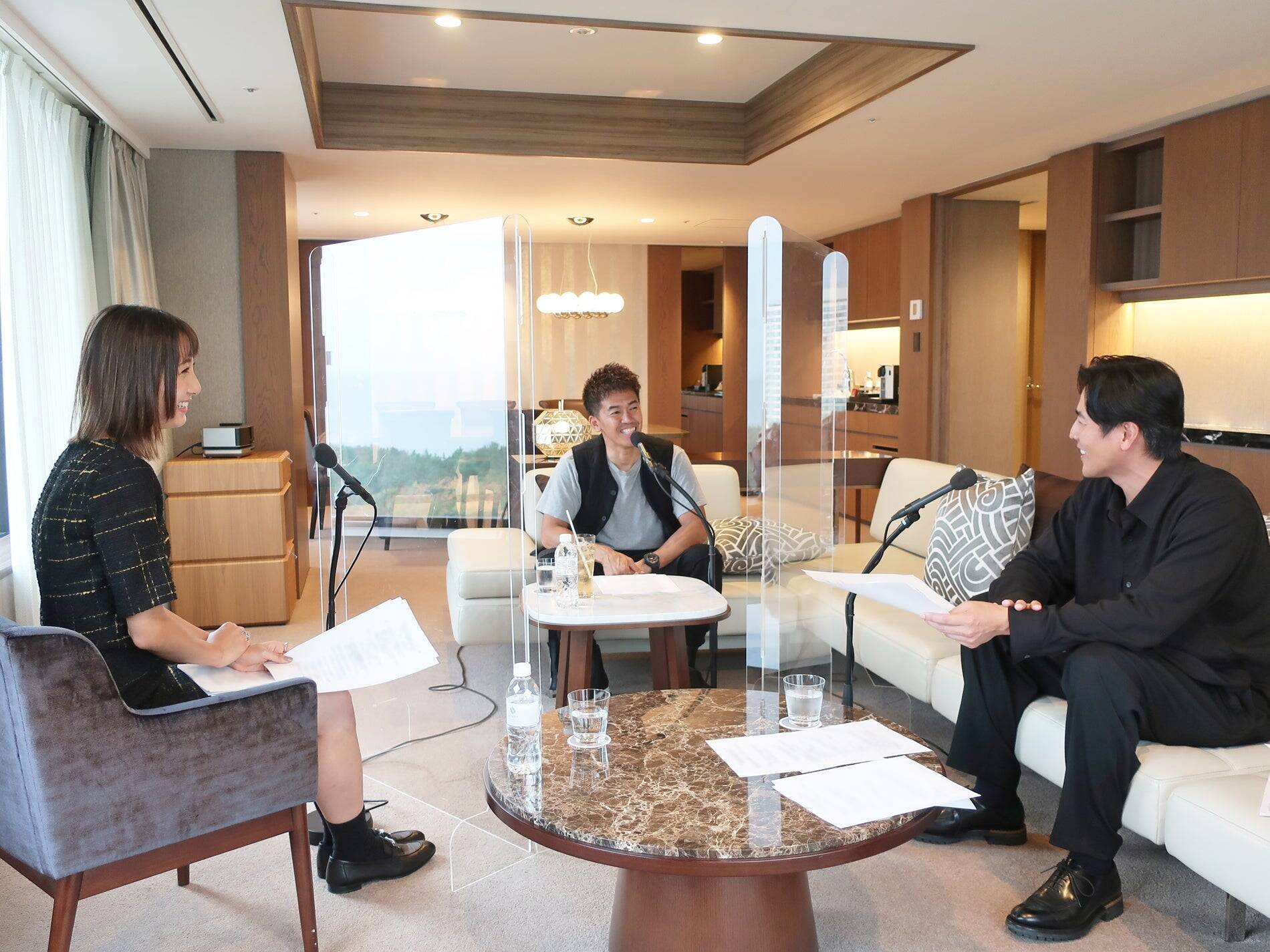 武井壮さんと、ハイアット リージェンシー東京ベイで優雅な夕暮れ時を。