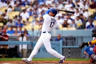 大谷翔平 今季22号となる初球先頭打者ホームランで日米通算350号に到達！ 出場自体の球宴期間は左ひざの治療に専念