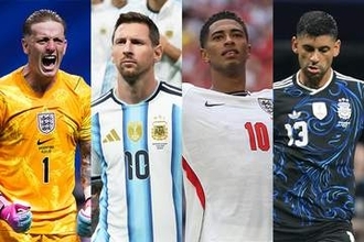 ヴィエリが2026年W杯ベスト5を選出 メッシ、ベリンガム、ロメロ...GKはイングランド守護神【サッカーW杯】