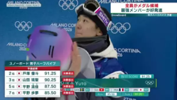 平野歩夢 複数骨折から奇跡の復活！日本勢4選手全員が決勝進出【ミラノ・コルティナ五輪 男子ハーフパイプ】
