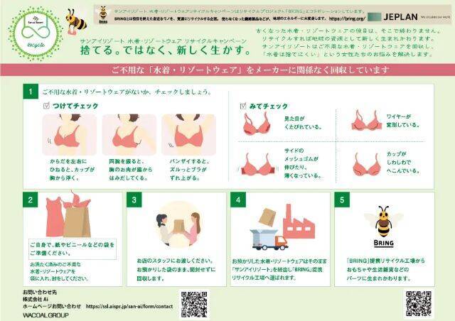 古い水着をリサイクルして2,000円分クーポン券をゲット！「San-ai Resort水着・リゾートウェアリサイクル」開催中