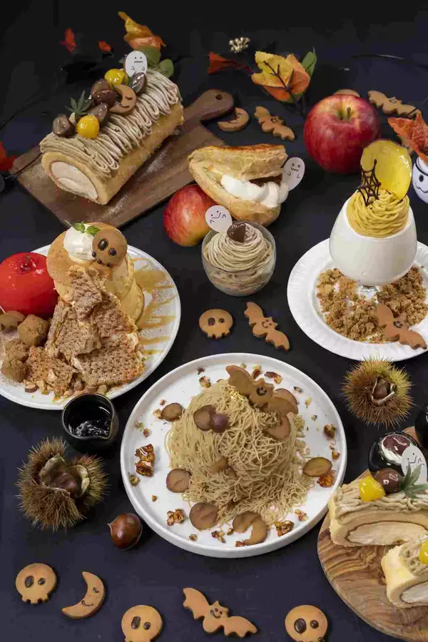 「目の前で仕上げられる「和栗モンブランパンケーキ」も登場！伊豆のたまご専門店でフェア開催中」の画像