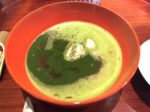 京都おすすめスイーツ 宇治茶の老舗で冬限定 抹茶ぜんざいを実食 丸久小山園 西洞院店 茶房 元庵 22年1月13日 エキサイトニュース