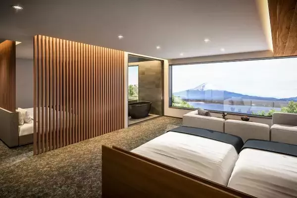 「【目の前は富士山と河口湖の絶景】1日5組限定「プライベートリゾート QUUGA」6月オープン｜山梨県」の画像