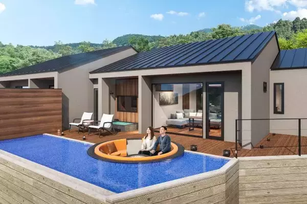 「【全棟露天風呂・サウナ付き】1日2組限定のヴィラ「奥河口湖 景雅」＆「湖畔の隠れ家 totonoco」6月オープン｜山梨県」の画像