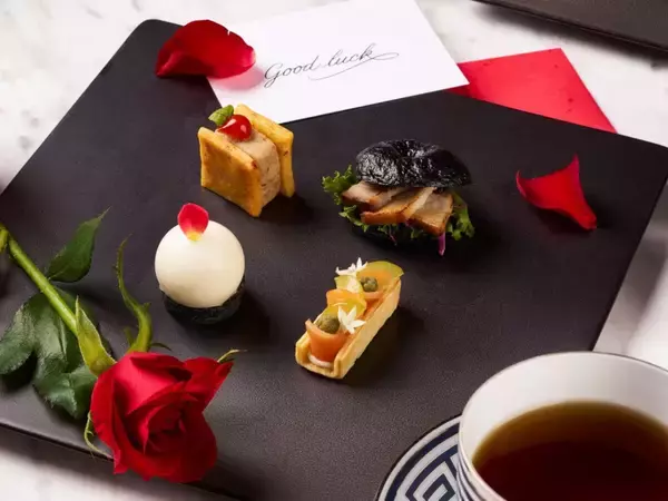 「【モンブランとセント レジス ホテル 大阪がコラボ】Love Letterをテーマにしたアフタヌーンティー開催」の画像