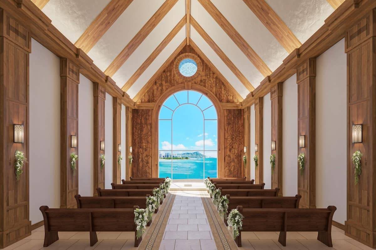 【最新リゾートウエディング事情】海に浮かぶ絶景！ハワイ「ザ・テラス バイ・ザ・シー」の魅力とは？新作ドレスも発表