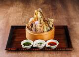 「京都で行列の絶えないサクサク天ぷらが大阪に！限定メニュー・にぎわい天盛りも｜天ぷら寿司海鮮 米福」の画像2